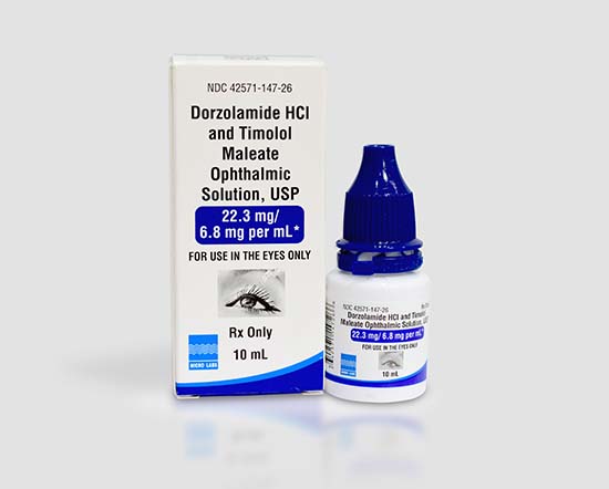 Dorzolamide HCl And Timolol Maleate Ophthalmic Solution USP Micro 